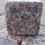 Галтована бруківка з граніту maple red