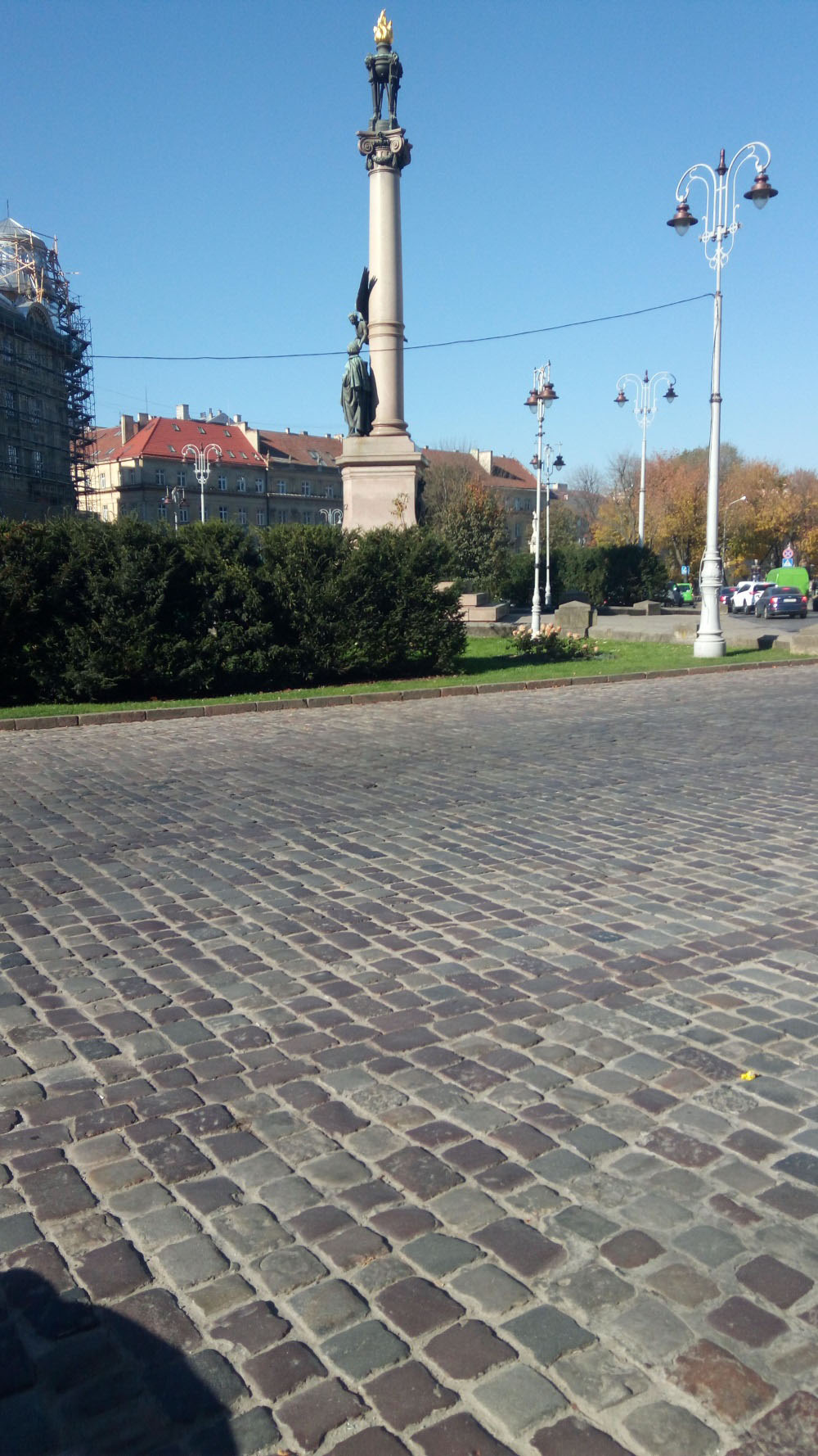 Мощення гранітною бруківкою у м. Львів