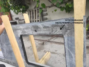 Армирование гранитной столешницы